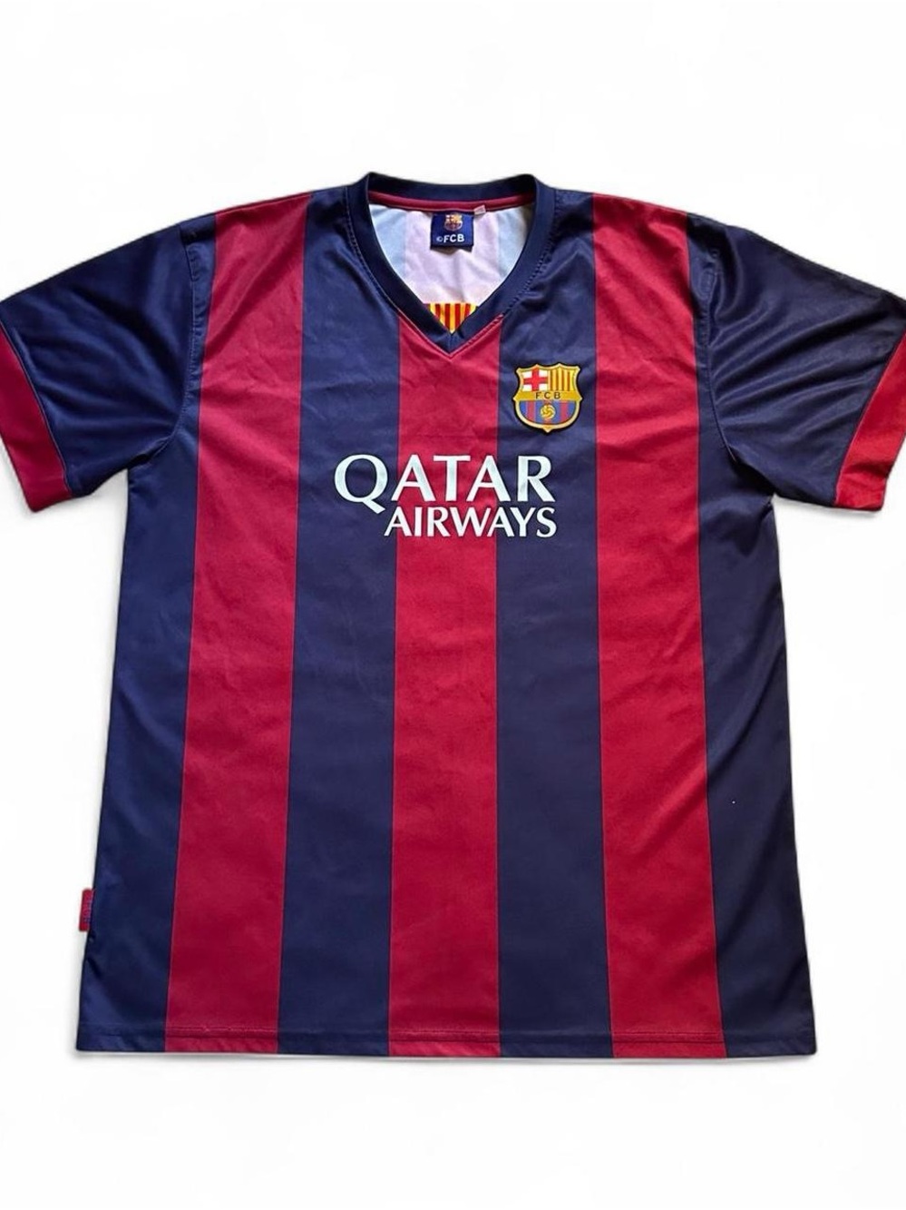 Messi Barcelona FC Home Soccer Jersey - Navy & Red XL